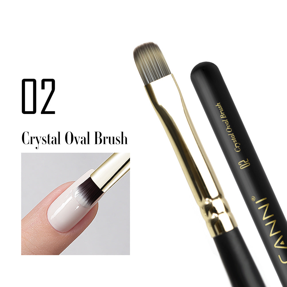 CANNI Crystal Oval Brush #02