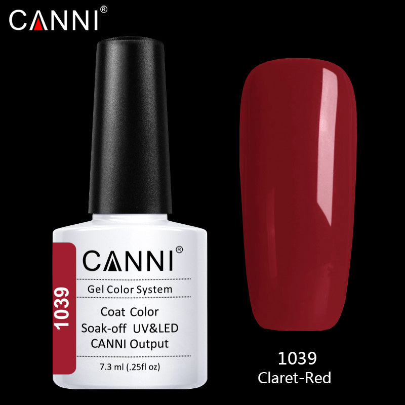 CANNI Premium Soak Off UV / LED Nail Gel Polish Shade 1001 - 1060