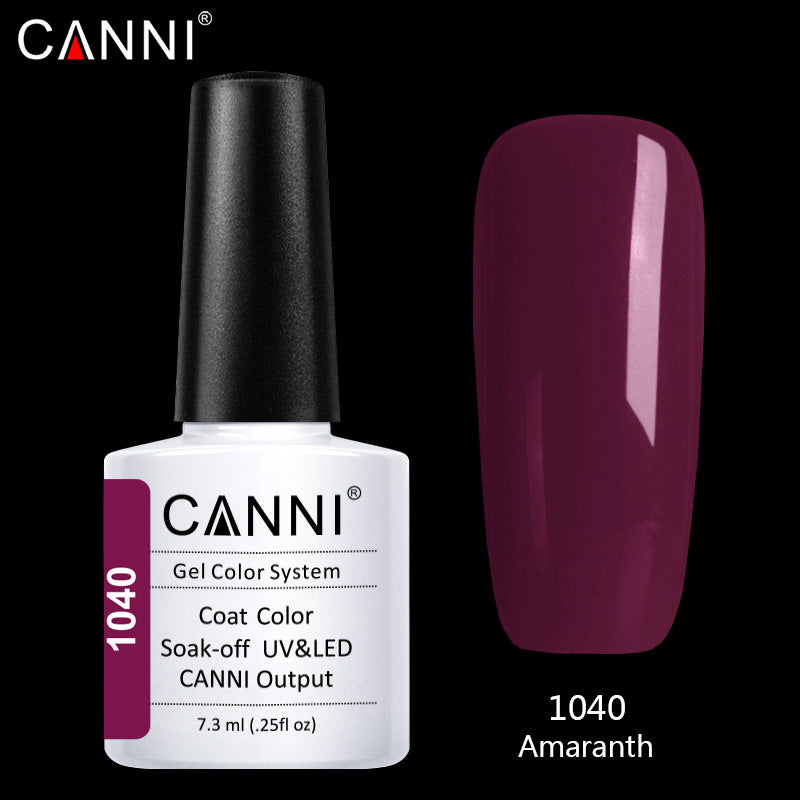 CANNI Premium Soak Off UV / LED Nail Gel Polish Shade 1001 - 1060