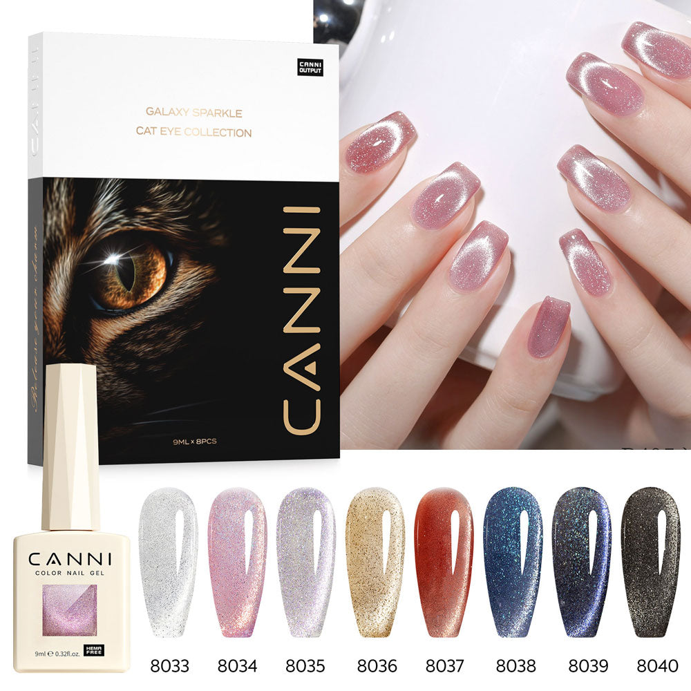 CANNI TPO & Hema Free Cat Eye 8pcs Kit EK - Interstellar Series