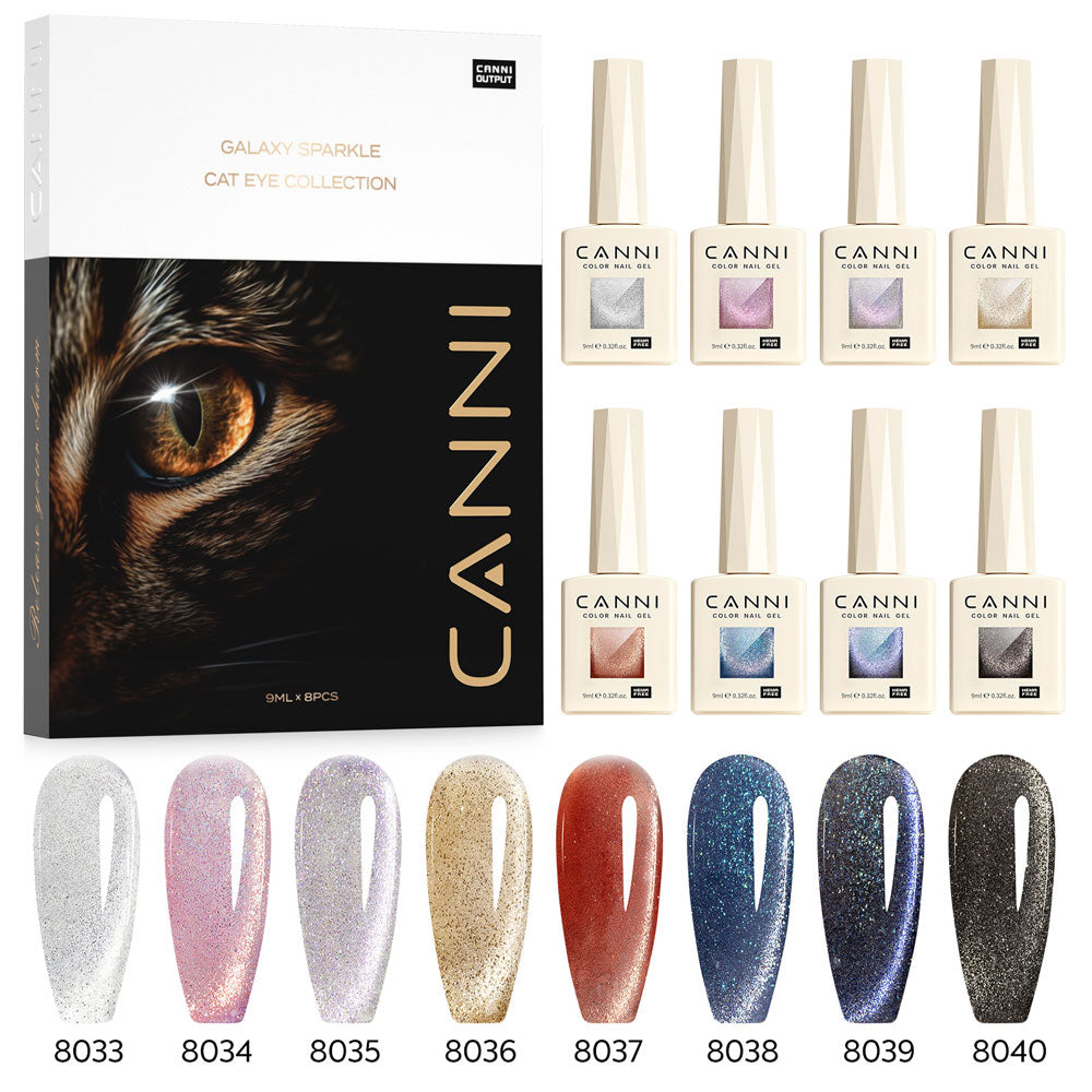 CANNI TPO & Hema Free Cat Eye 8pcs Kit EK - Interstellar Series