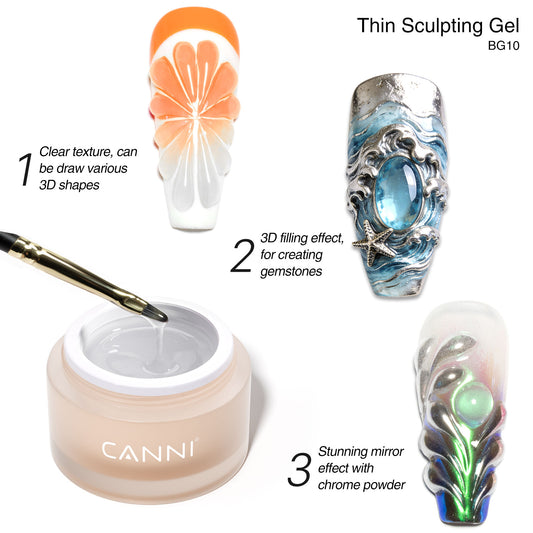 No-Wipe Sculpting Gel - Thin - BG10