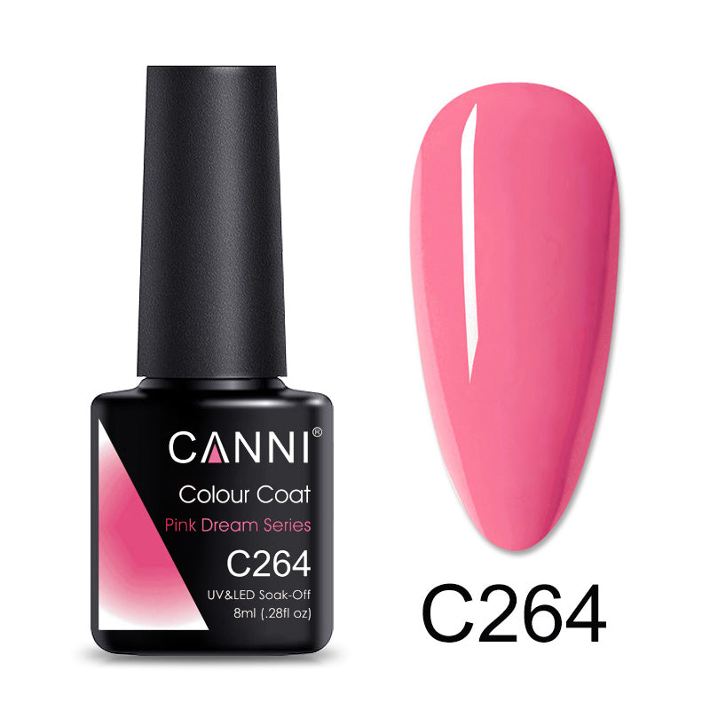 CANNI Luxury Lite UV / LED Nail Gel Varnish - 8ml (Shade C201 - C264)