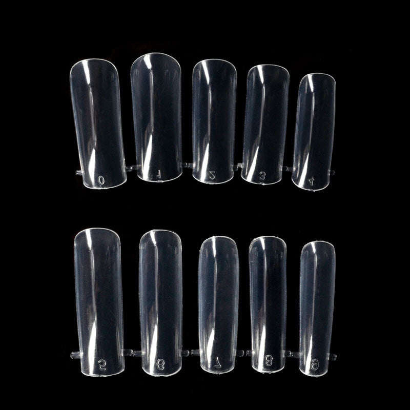 Acrylic Nails Tips Moulds For Hard Jelly UV Poly Gel Gum - 100 pcs