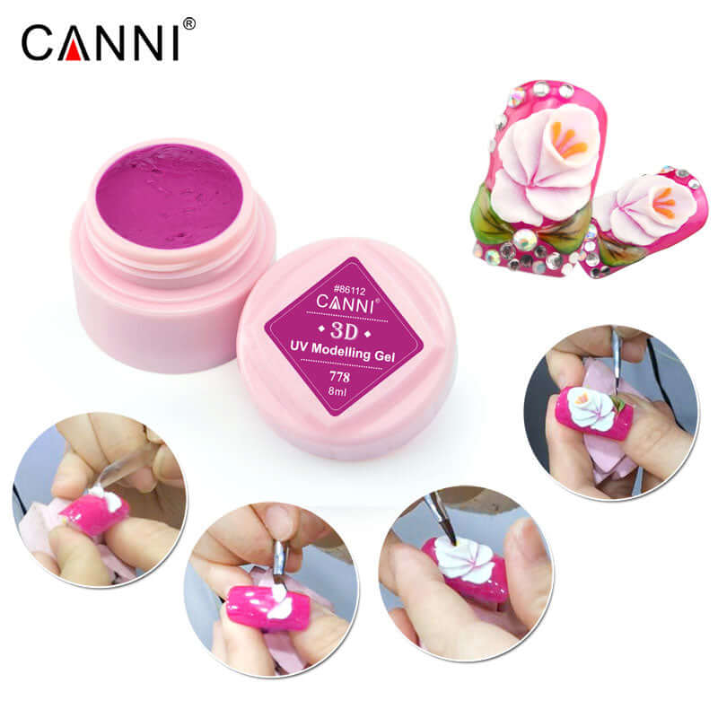 CANNI 3D Modelling Sculpture Gel UV/LED Soak Off Nail Art