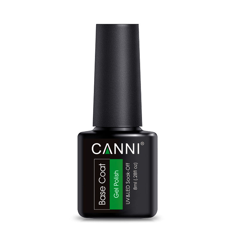 CANNI Glitter / Matte / Non Cleansing / Tempered Top Coat / Base Coat - 8ml Bottle