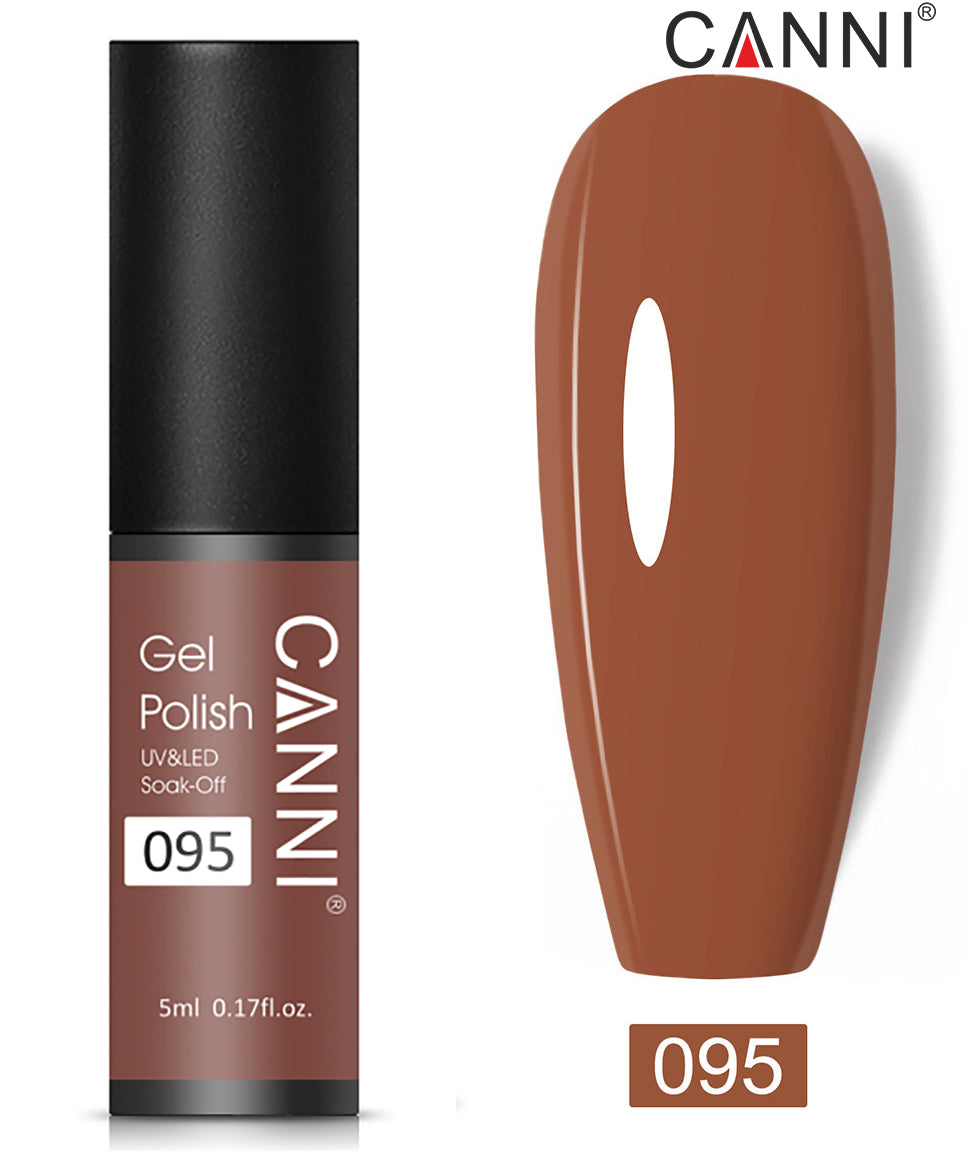 CANNI Nail Gel Polish Varnish Soak Off UV / LED Classic 5ml - Shade 01 to 100