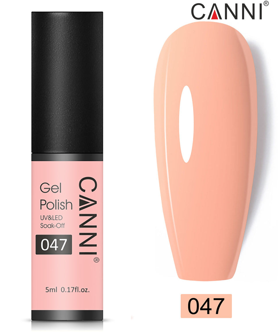 CANNI Nail Gel Polish Varnish Soak Off UV / LED Classic 5ml - Shade 01 to 100