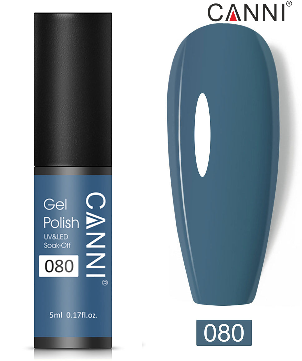 CANNI Nail Gel Polish Varnish Soak Off UV / LED Classic 5ml - Shade 01 to 100