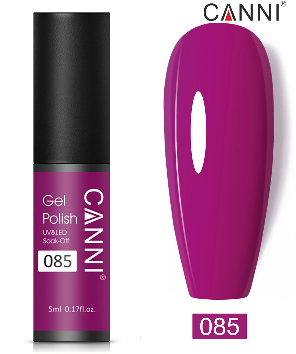 CANNI Nail Gel Polish Varnish Soak Off UV / LED Classic 5ml - Shade 01 to 100