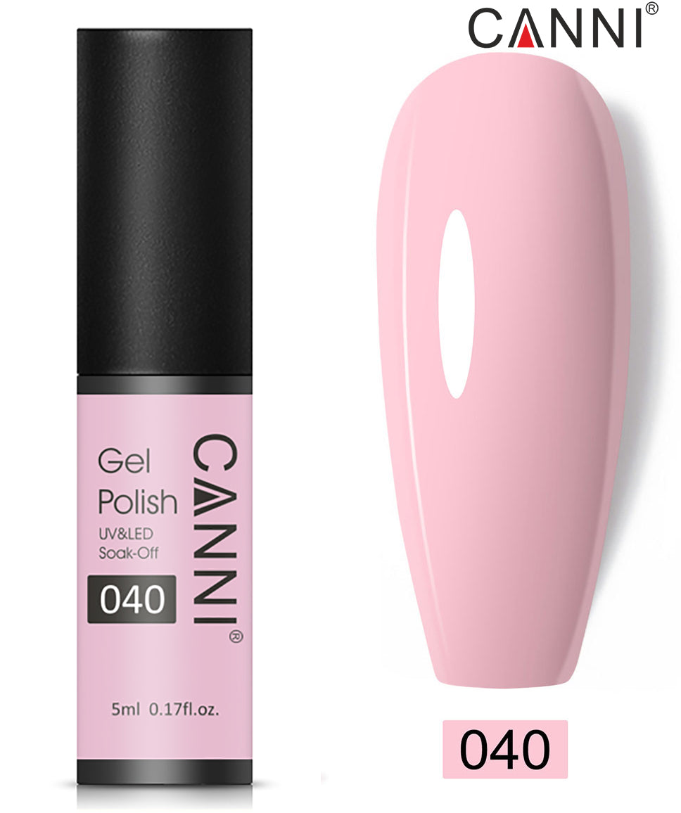 CANNI Nail Gel Polish Varnish Soak Off UV / LED Classic 5ml - Shade 01 to 100