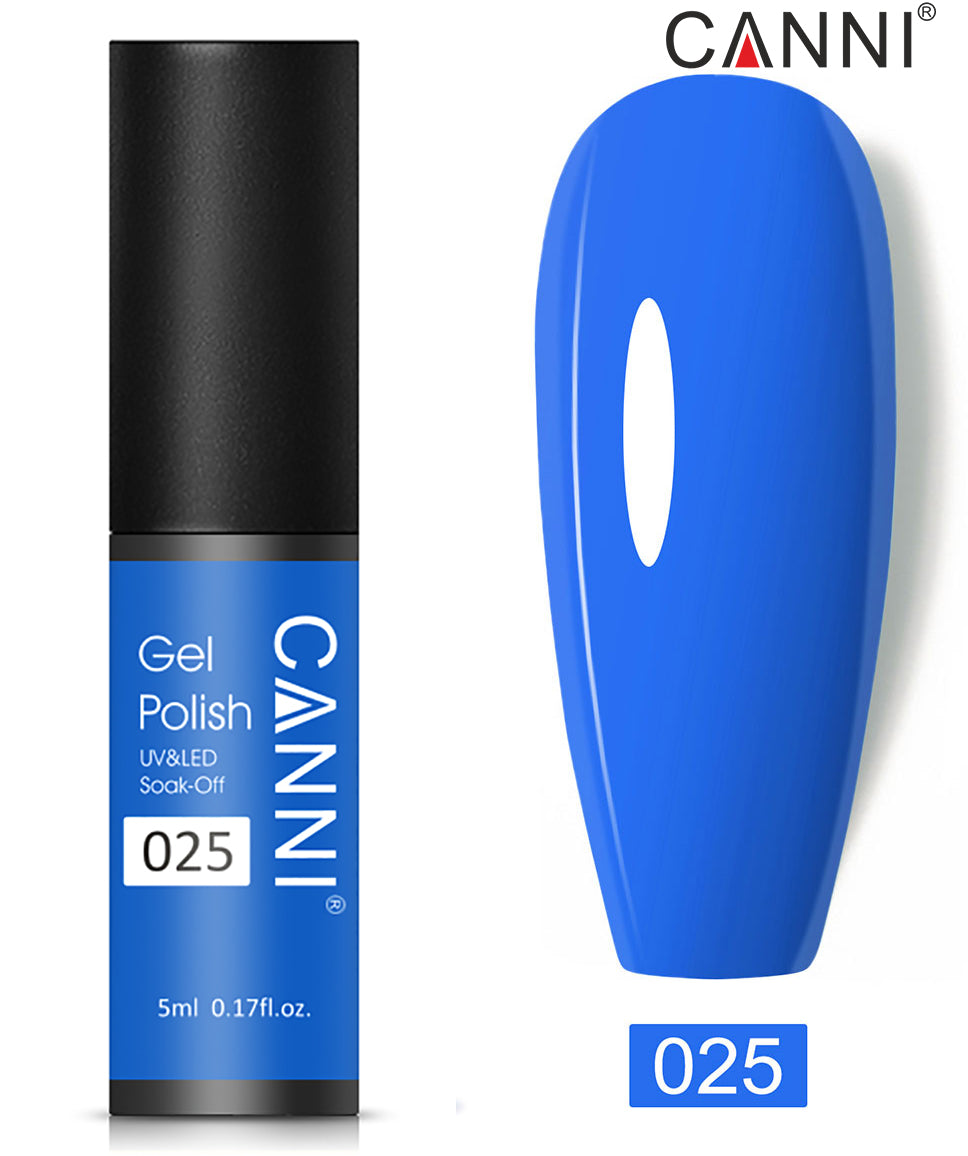 CANNI Nail Gel Polish Varnish Soak Off UV / LED Classic 5ml - Shade 01 to 100