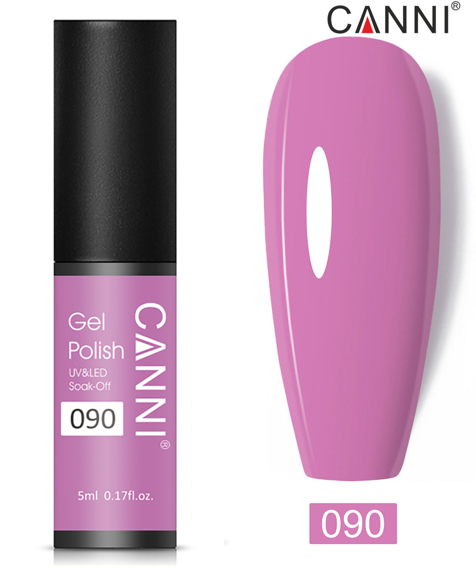 CANNI Nail Gel Polish Varnish Soak Off UV / LED Classic 5ml - Shade 01 to 100