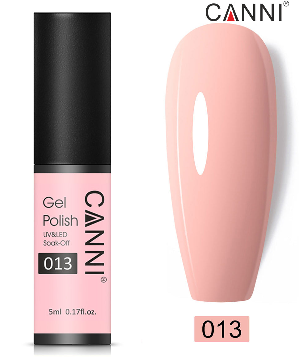 CANNI Nail Gel Polish Varnish Soak Off UV / LED Classic 5ml - Shade 01 to 100