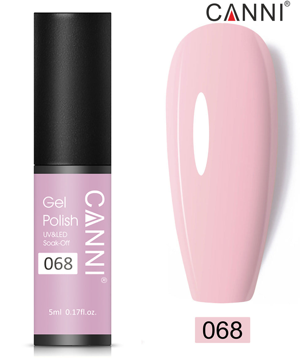 CANNI Nail Gel Polish Varnish Soak Off UV / LED Classic 5ml - Shade 01 to 100