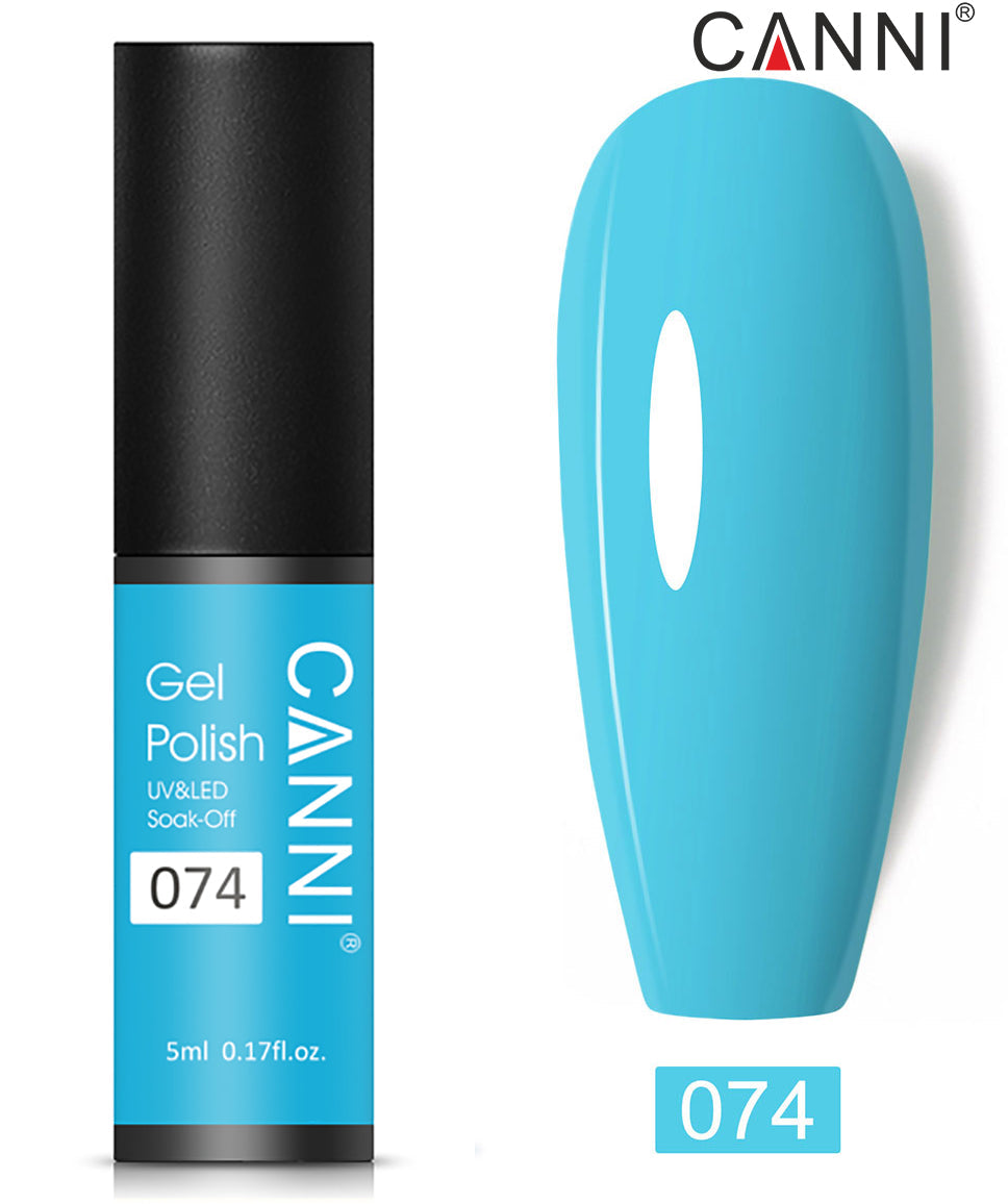 CANNI Nail Gel Polish Varnish Soak Off UV / LED Classic 5ml - Shade 01 to 100