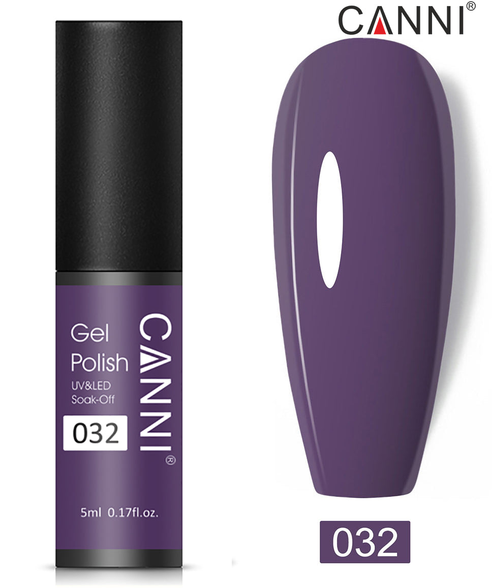 CANNI Nail Gel Polish Varnish Soak Off UV / LED Classic 5ml - Shade 01 to 100