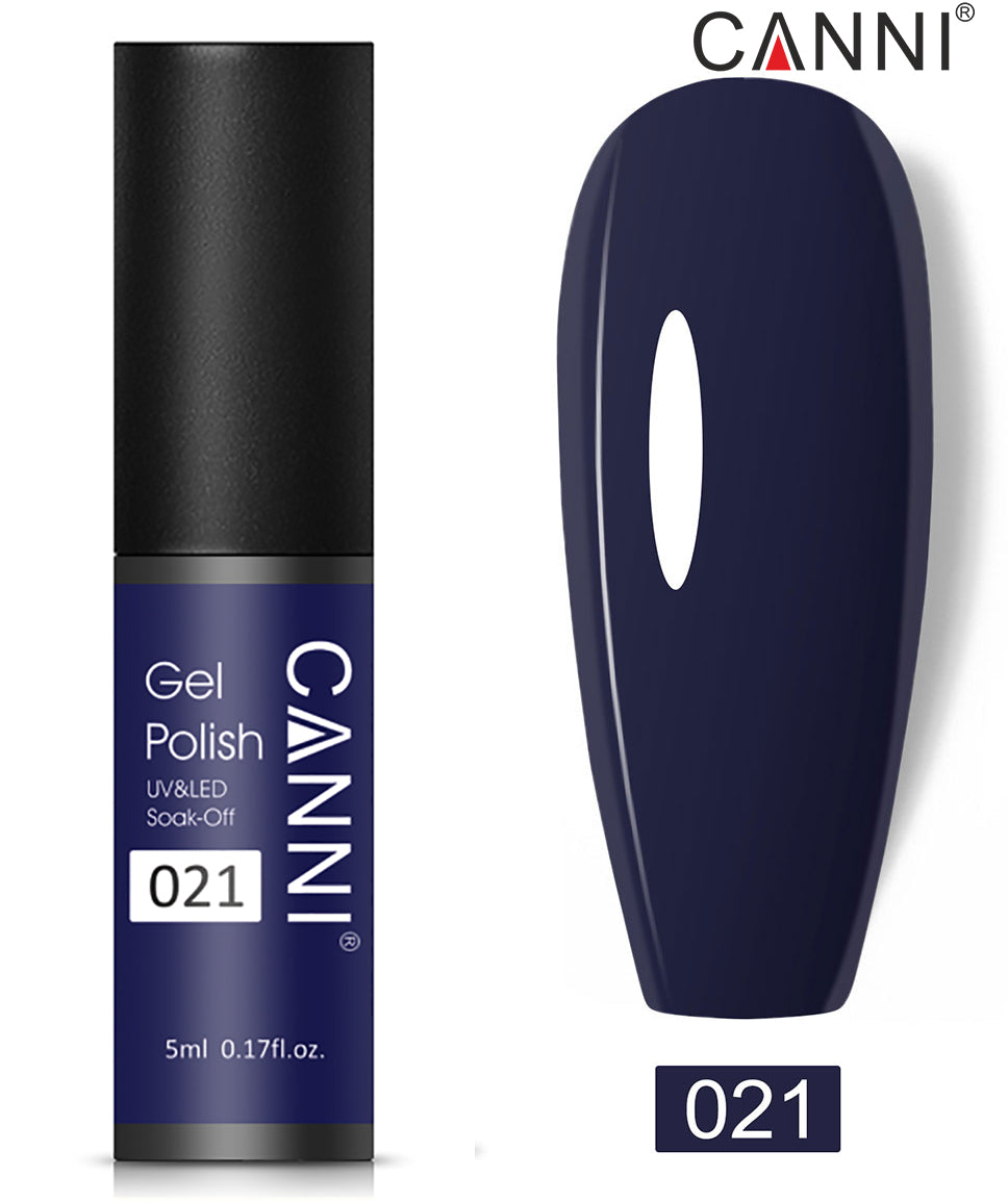 CANNI Nail Gel Polish Varnish Soak Off UV / LED Classic 5ml - Shade 01 to 100