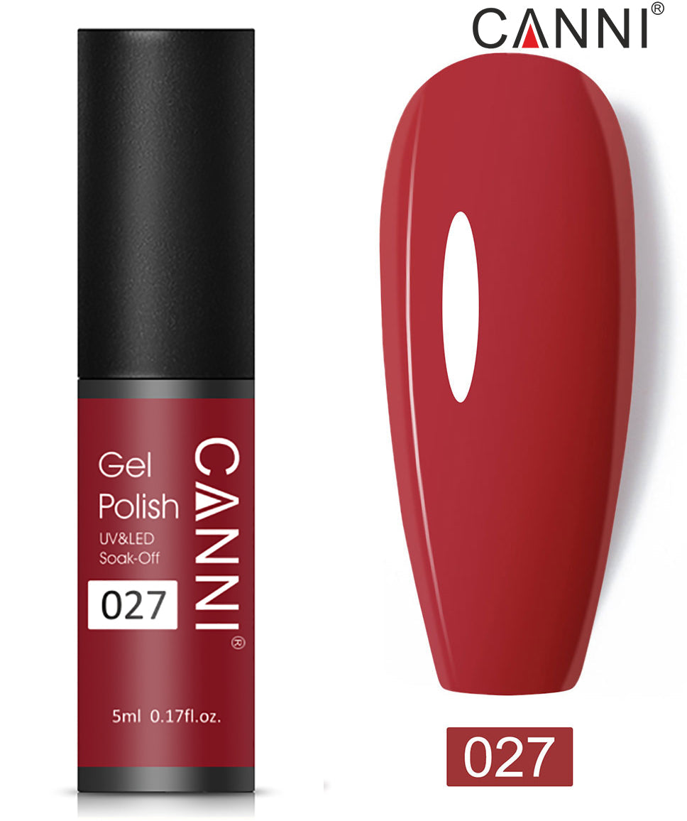 CANNI Nail Gel Polish Varnish Soak Off UV / LED Classic 5ml - Shade 01 to 100