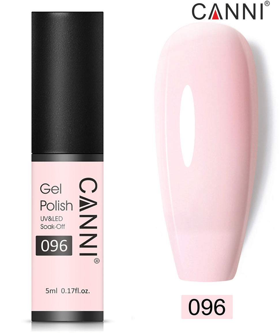 CANNI Nail Gel Polish Varnish Soak Off UV / LED Classic 5ml - Shade 01 to 100