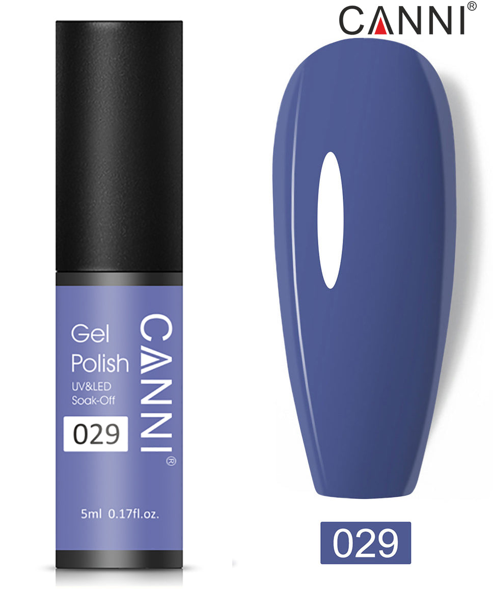 CANNI Nail Gel Polish Varnish Soak Off UV / LED Classic 5ml - Shade 01 to 100