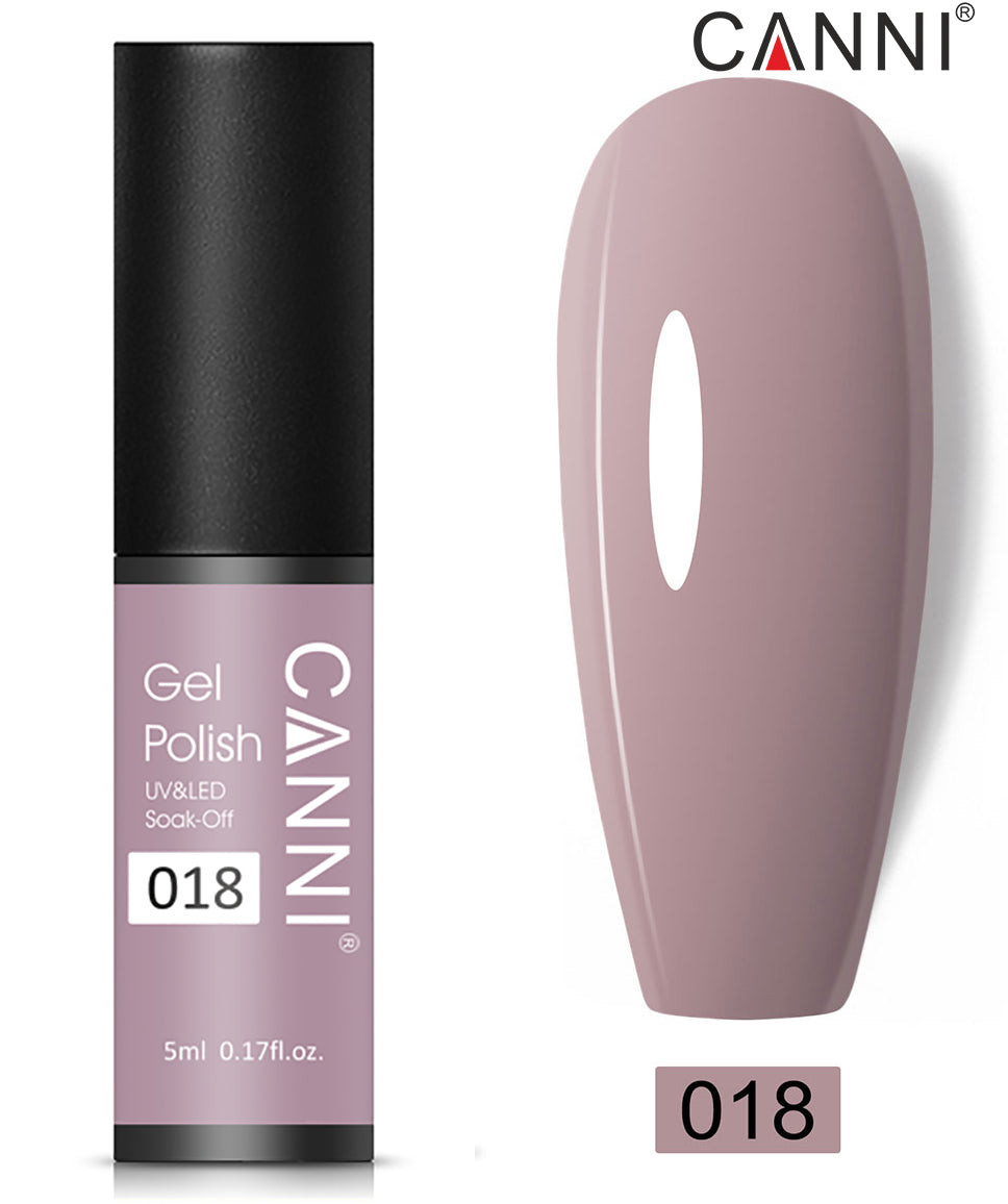 CANNI Nail Gel Polish Varnish Soak Off UV / LED Classic 5ml - Shade 01 to 100