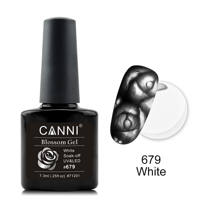 CANNI Rose / Flowers Soak Off LED Blossom Gel Polish Magic Blooming Gel 7.3ml