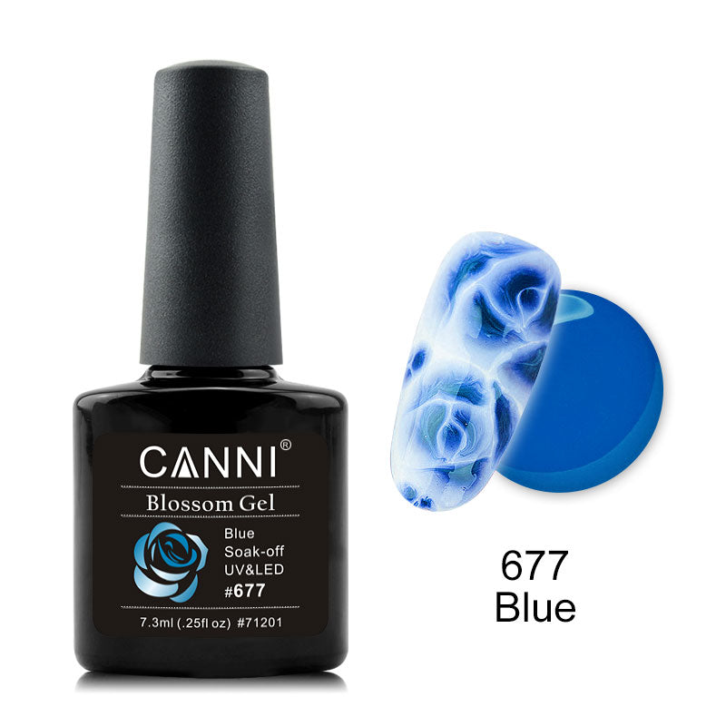 CANNI Rose / Flowers Soak Off LED Blossom Gel Polish Magic Blooming Gel 7.3ml