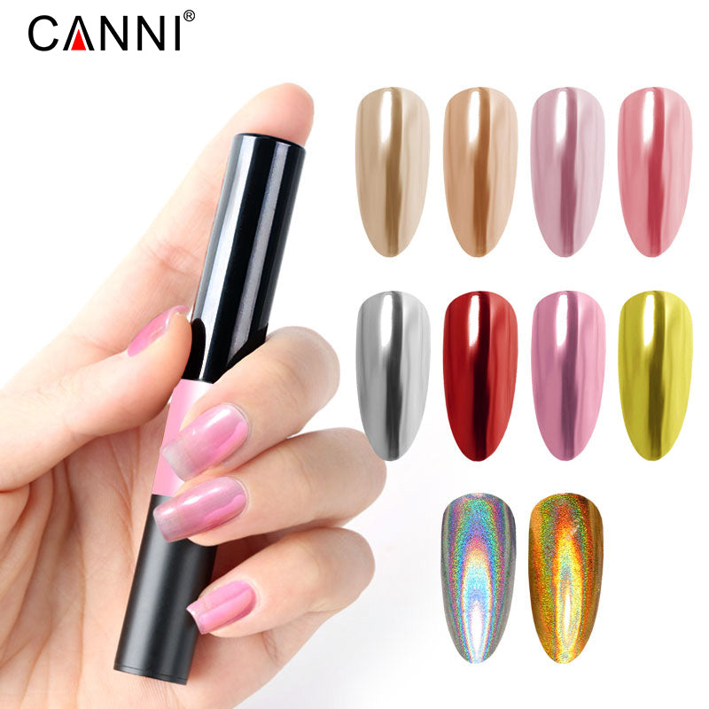 CANNI Air Cushion Magic Mirror Powder Pen Chrome Gold Pink Red Effect Pigment