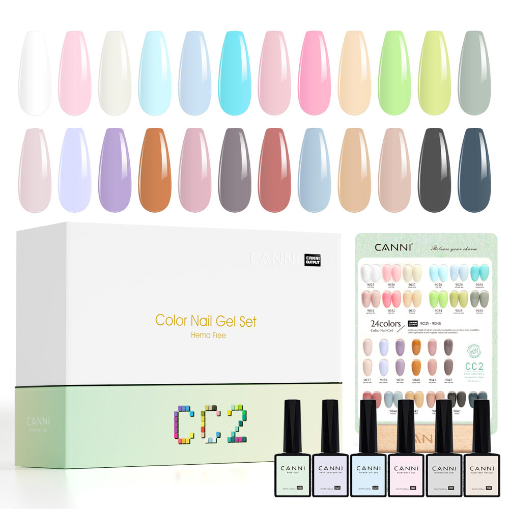 CANNI HEMA FREE 30pcs Nail Gel Polish Kit - CC2