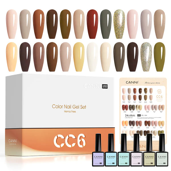 CANNI HEMA FREE 30pcs Nail Gel Polish Kit - CC6