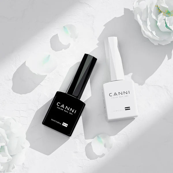 CANNI Hema Free Bundle of White and Black Nail Gel