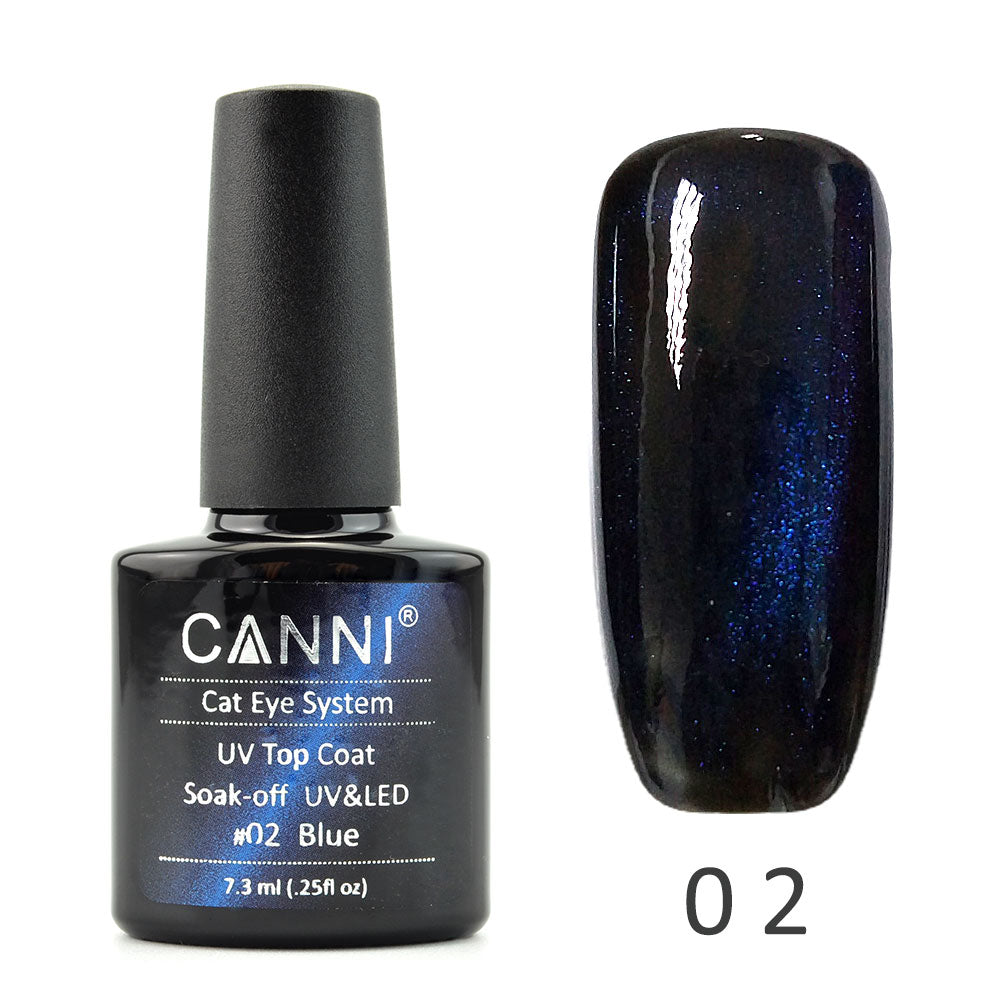 CANNI Magic Cat Eye Topcoat Special Design for UV Nail Gel - Magnetic Gel Polish