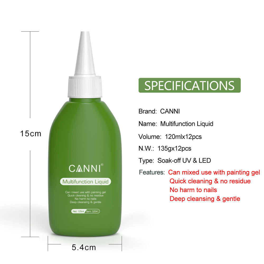CANNI Multi Function Nail Liquid - 120ml