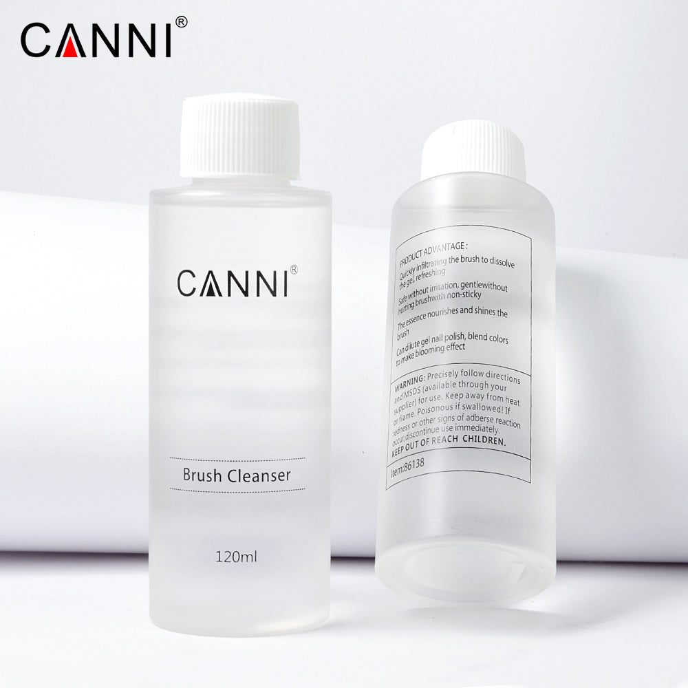 CANNI Multifunction Brush Cleanser Dilute Nail Gel Use as Blooming Liquid 120ml