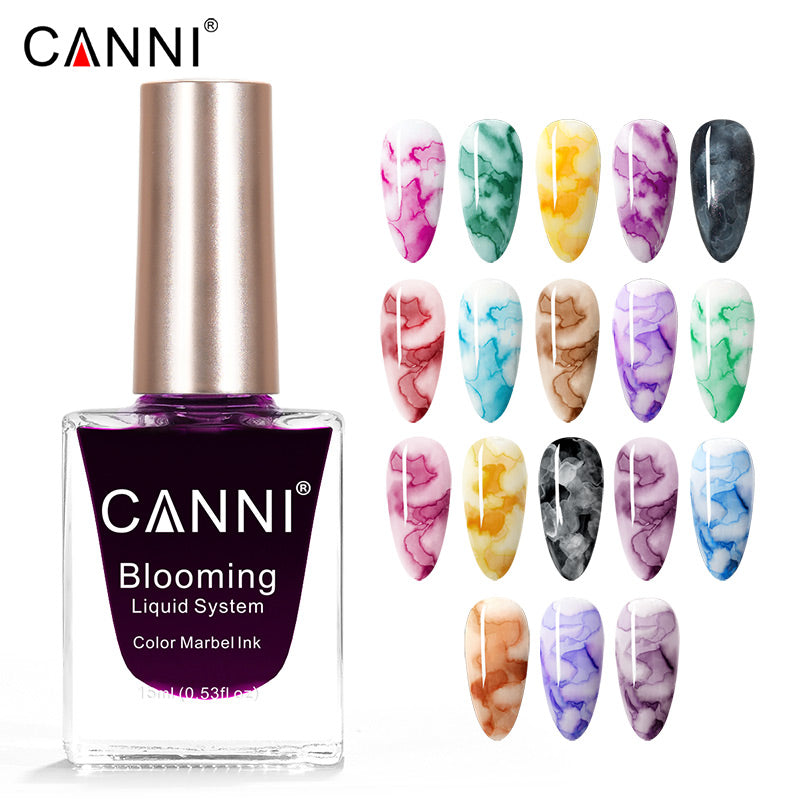 CANNI Water Colour Blooming Nail Polish Ink Liquid - 15ml
