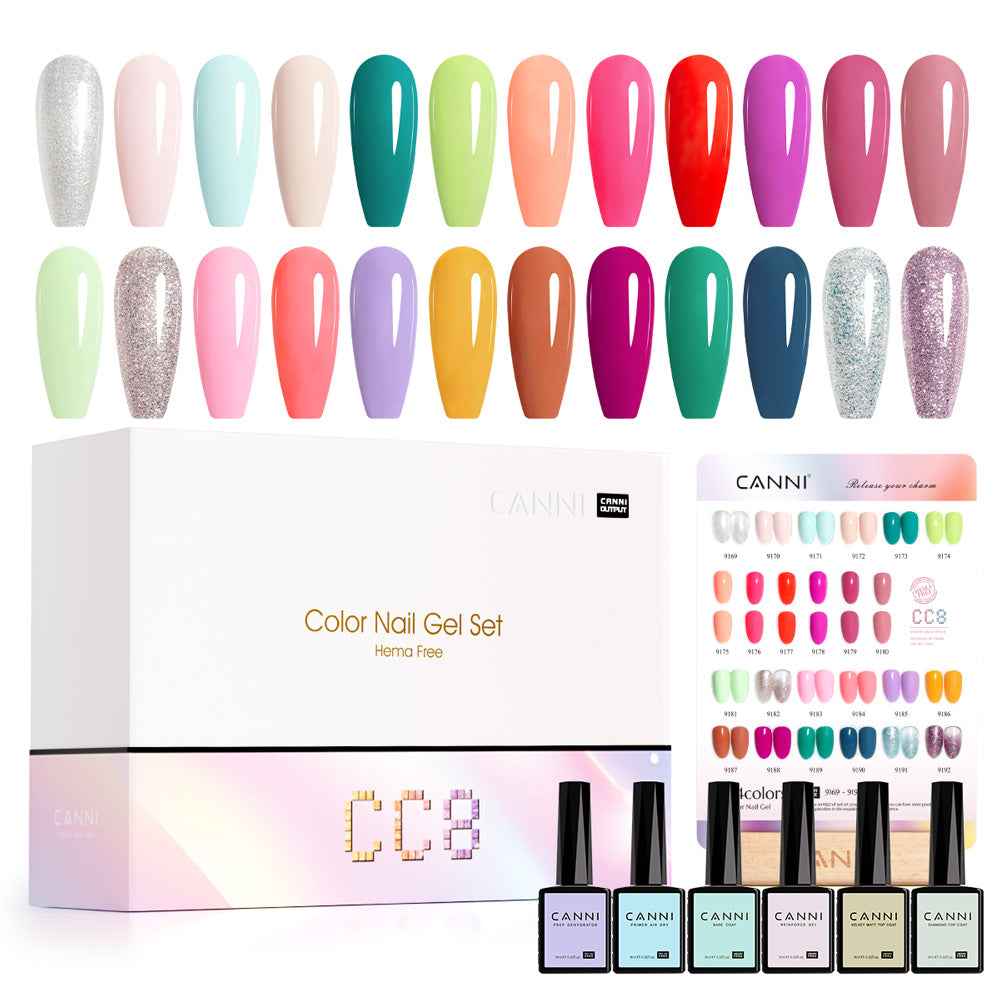 CC8 - 30pcs Gel Polish Kit TPO FREE and HEMA FREE