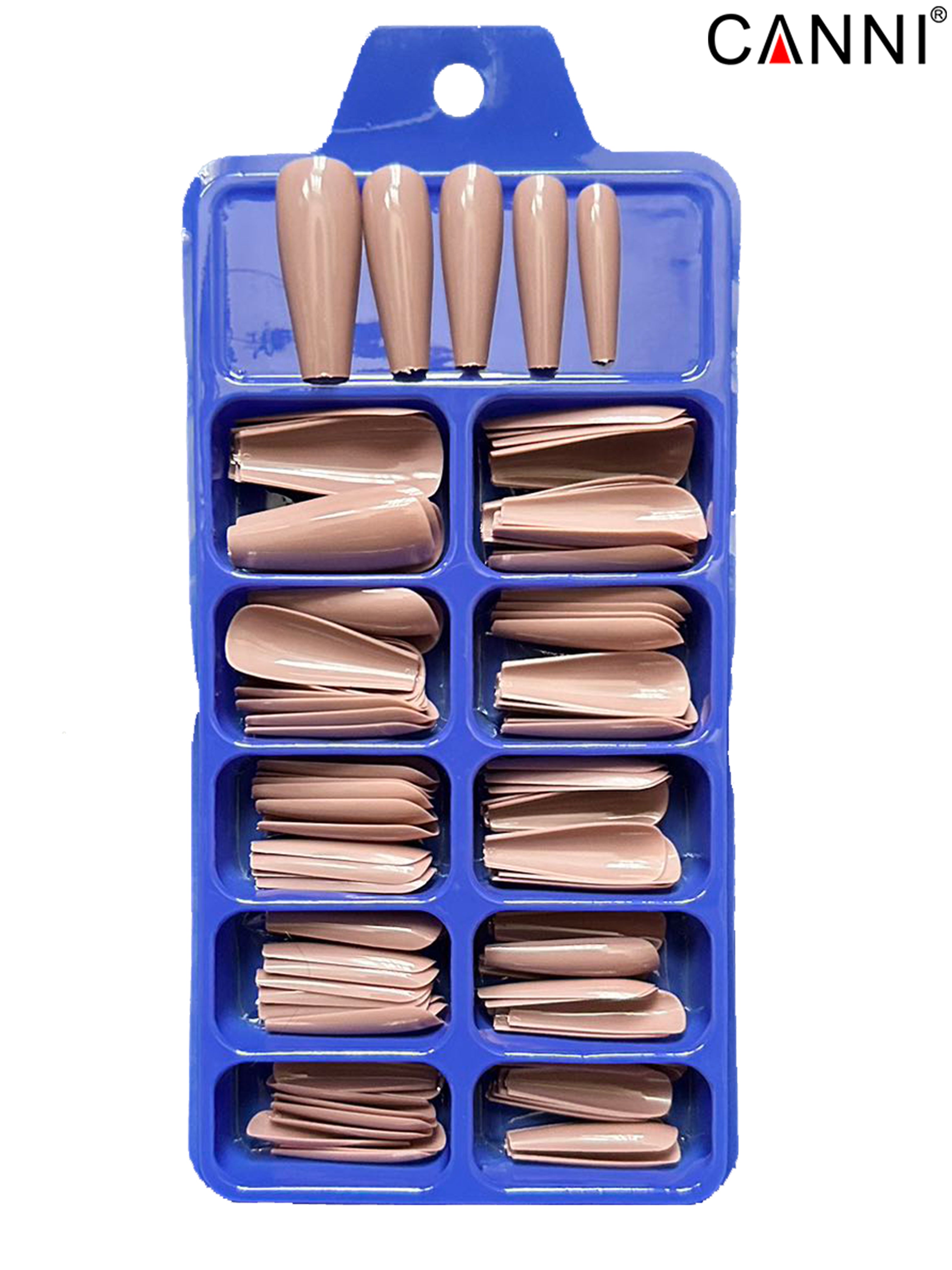 CANNI 100pcs Long Coffin False Full Cover #145