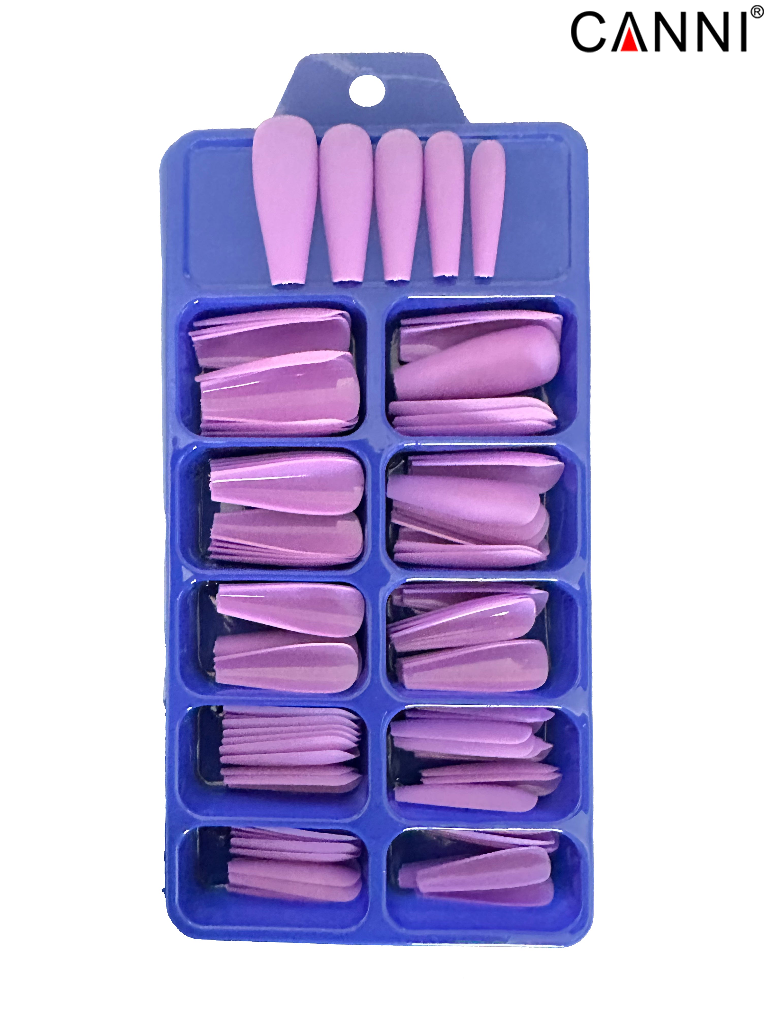 CANNI 100pcs Long Coffin False Full Cover #150