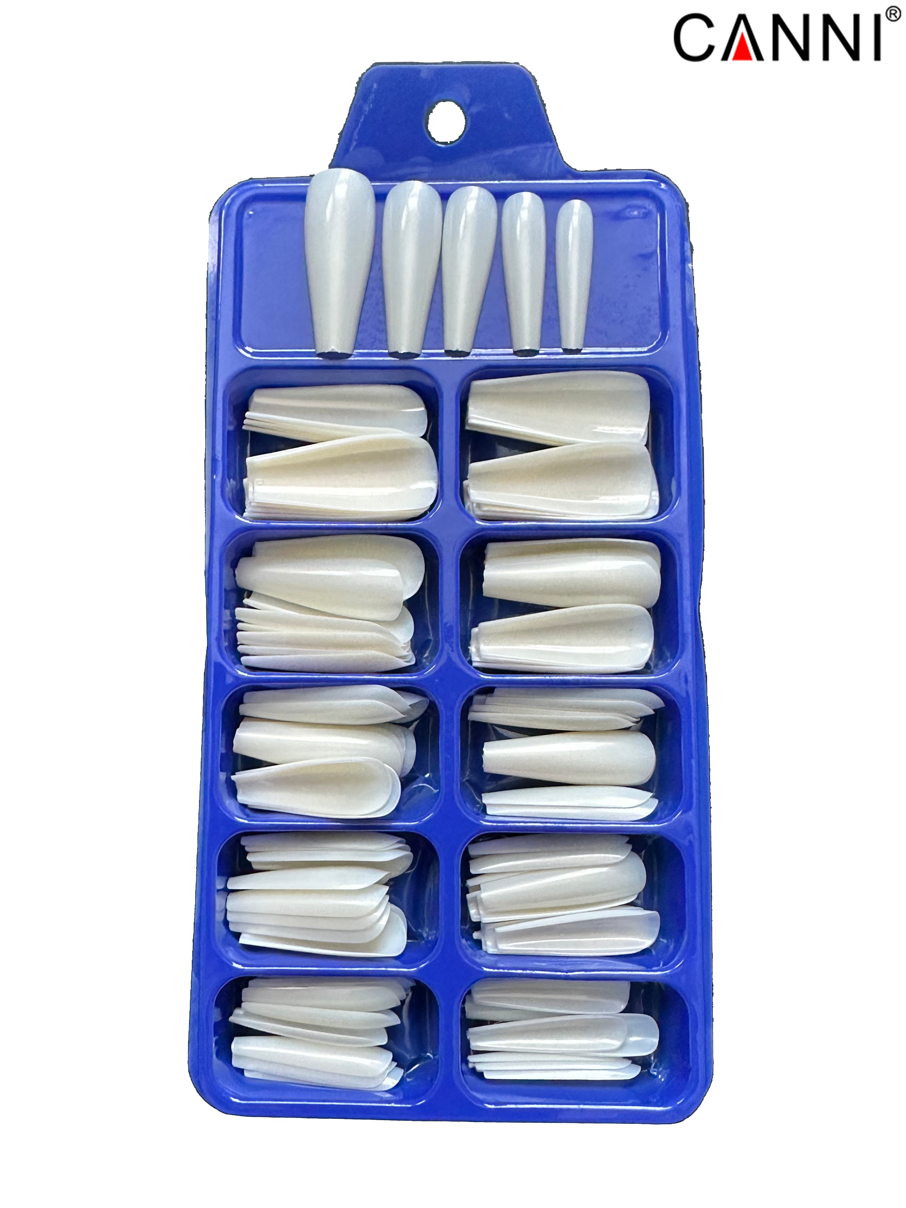 CANNI 100pcs Long Coffin False Full Cover #153