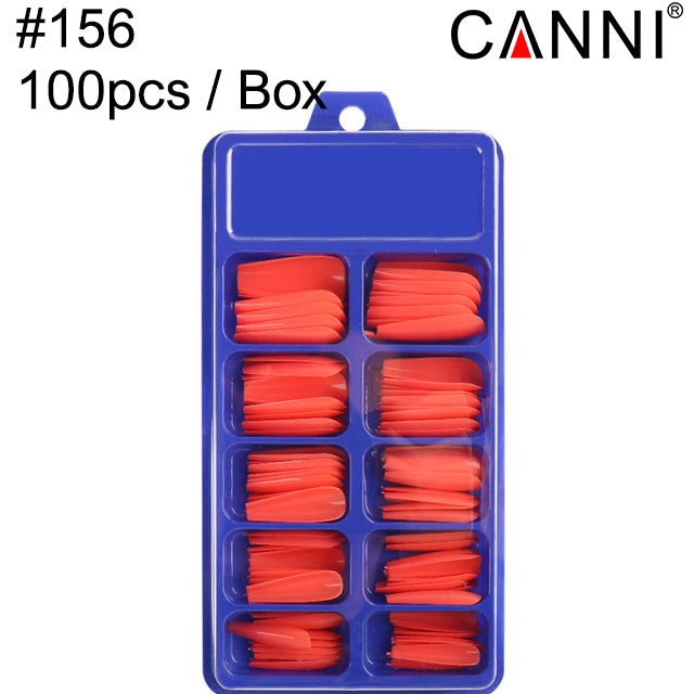 CANNI 100pcs Long Coffin False Full Cover #156