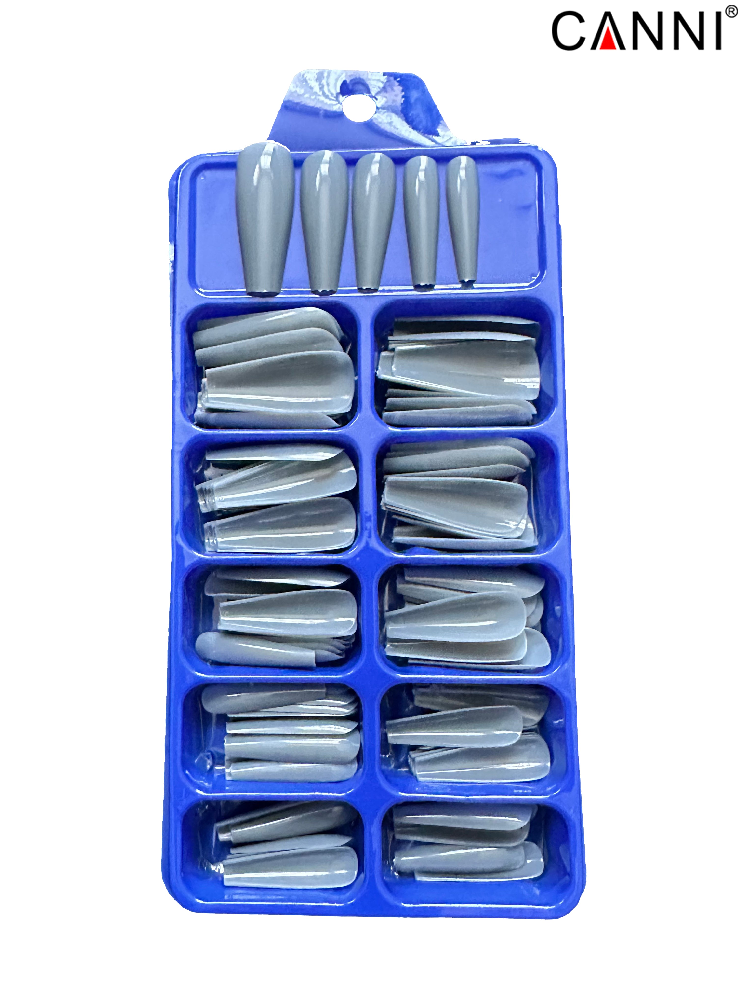 CANNI 100pcs Long Coffin False Full Cover #157