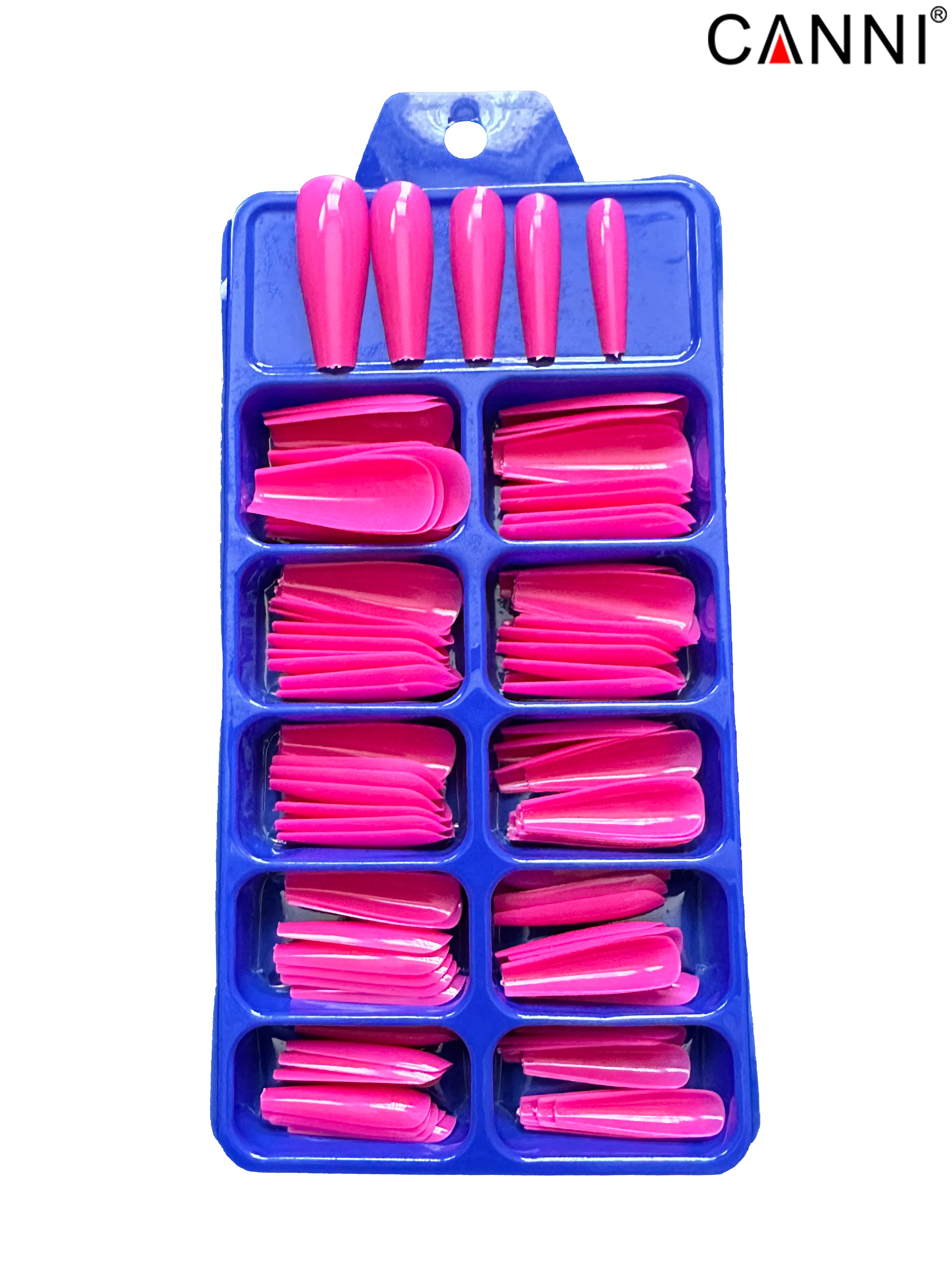 CANNI 100pcs Long Coffin False Full Cover #158