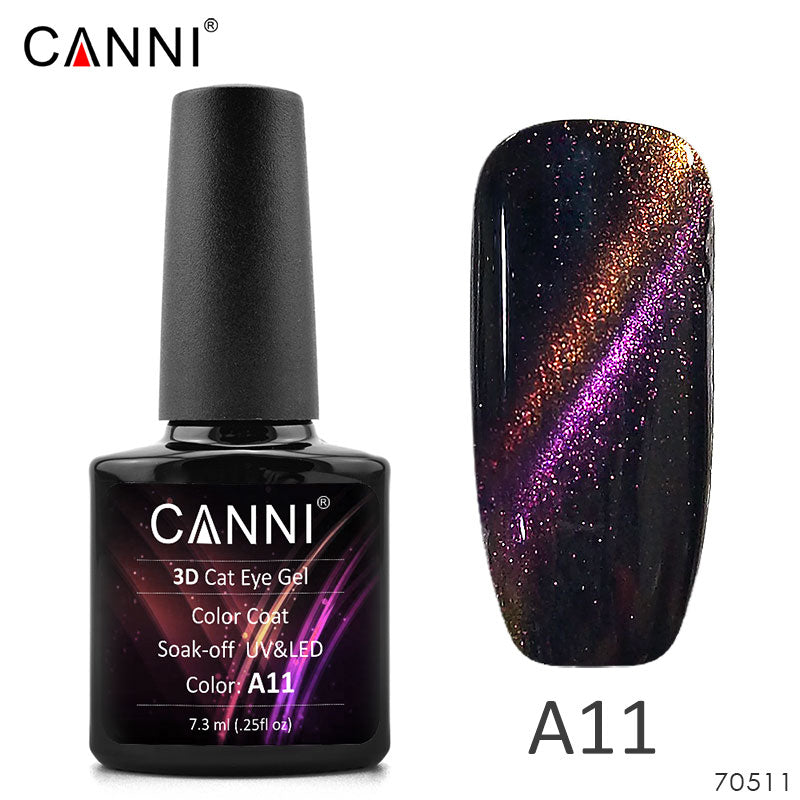 Magnetic Starry CANNI 3D Cat Eye Fashion UV & LED Soak off Nail Gel Polish