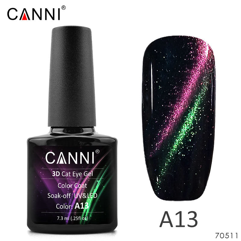 Magnetic Starry CANNI 3D Cat Eye Fashion UV & LED Soak off Nail Gel Polish