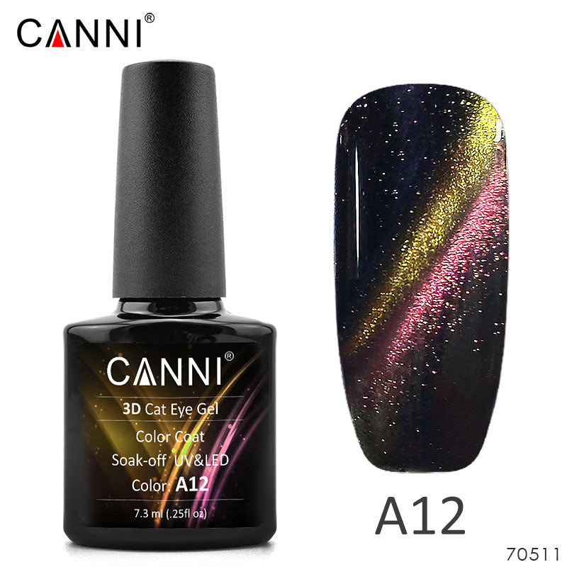 Magnetic Starry CANNI 3D Cat Eye Fashion UV & LED Soak off Nail Gel Polish