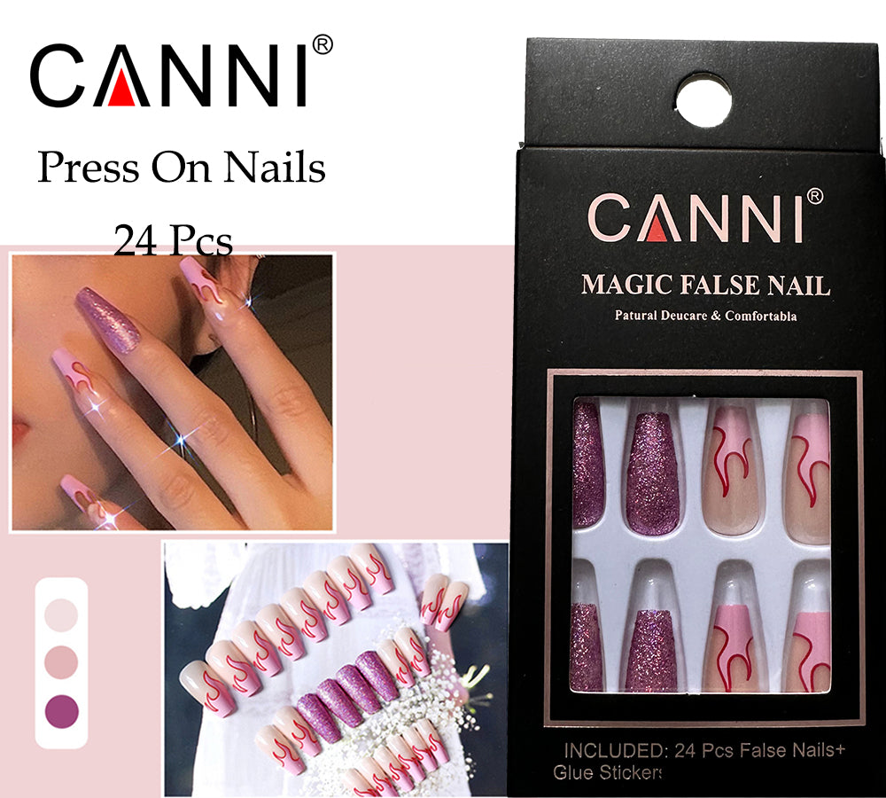 CANNI Press On Finger Nails - PRS100