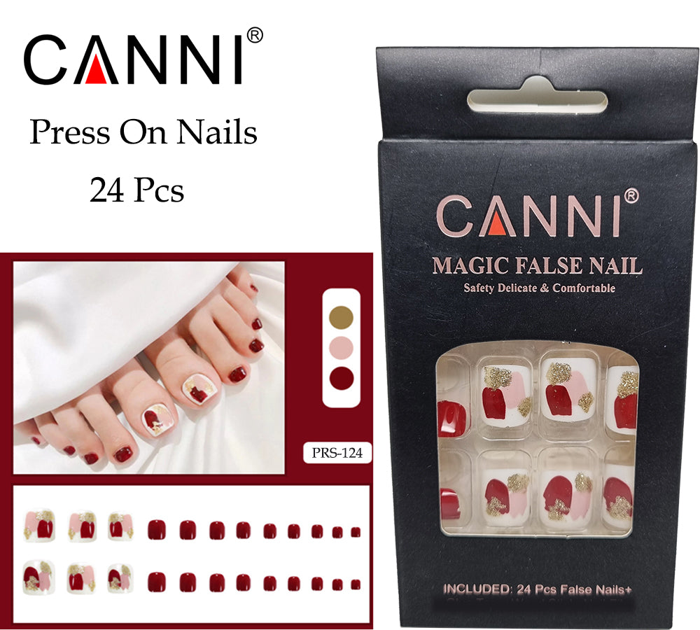 CANNI Press on toe nails - PRS124