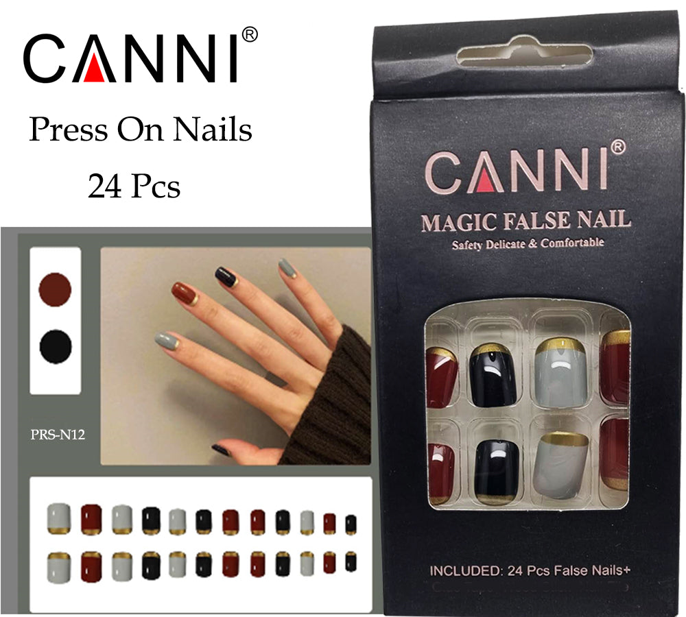 CANNI Press On Finger Nails - PRSN12