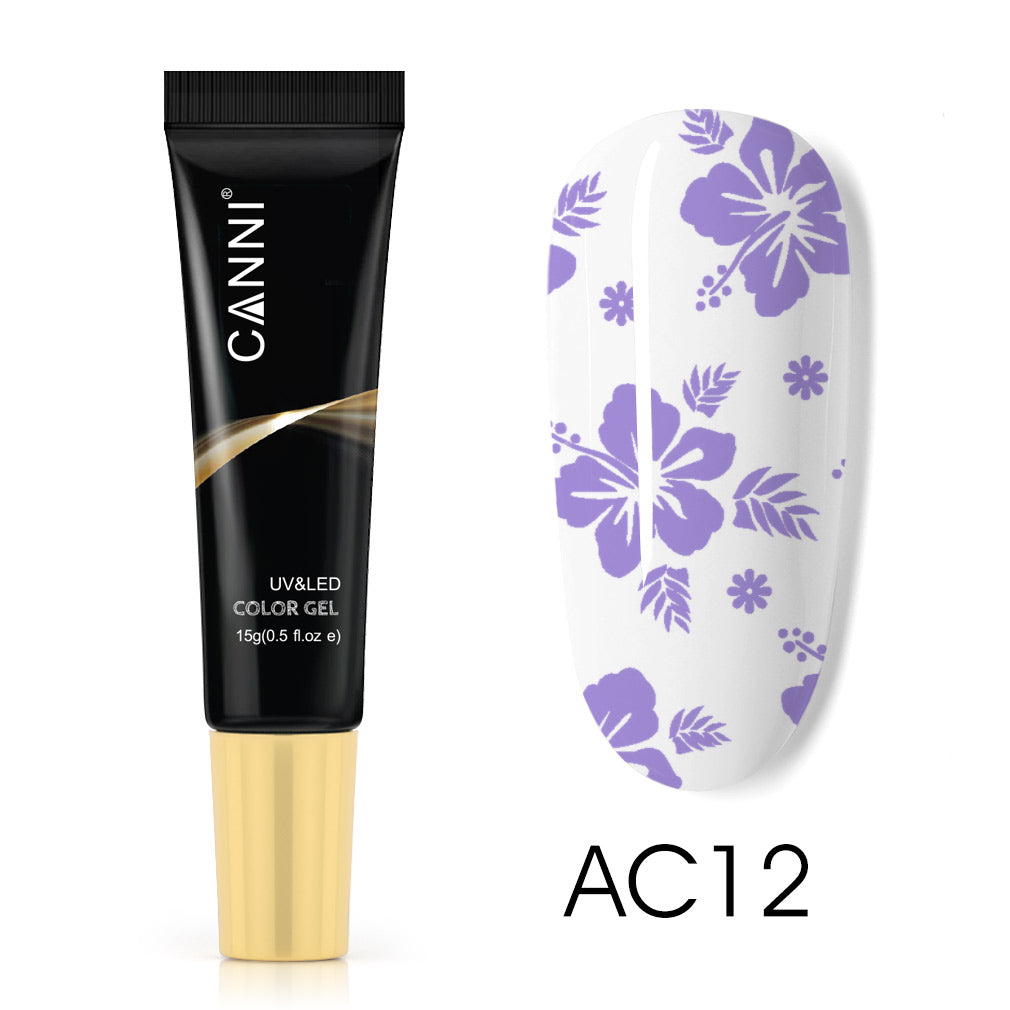 CANNI Stamping Gel UV / LED Nail Gel Varnish - 18 Colours